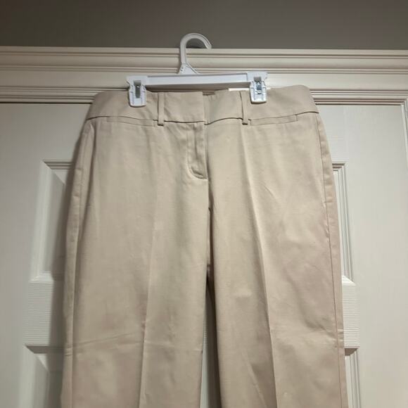 Ann Taylor Signature Pants Crop NWT Size 4   98% Cotton 2% Spandex  Preppy - Picture 5 of 12